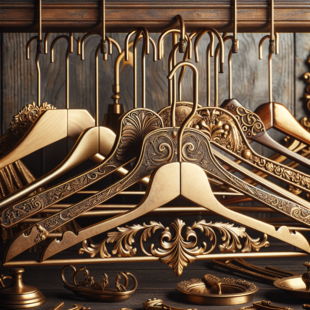 Hang in Style: Vintage Brass Hangers for a Luxe Wardrobe